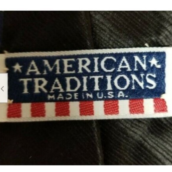 American Traditions Men's U.S.A. Necktie - Picture 4 of 5